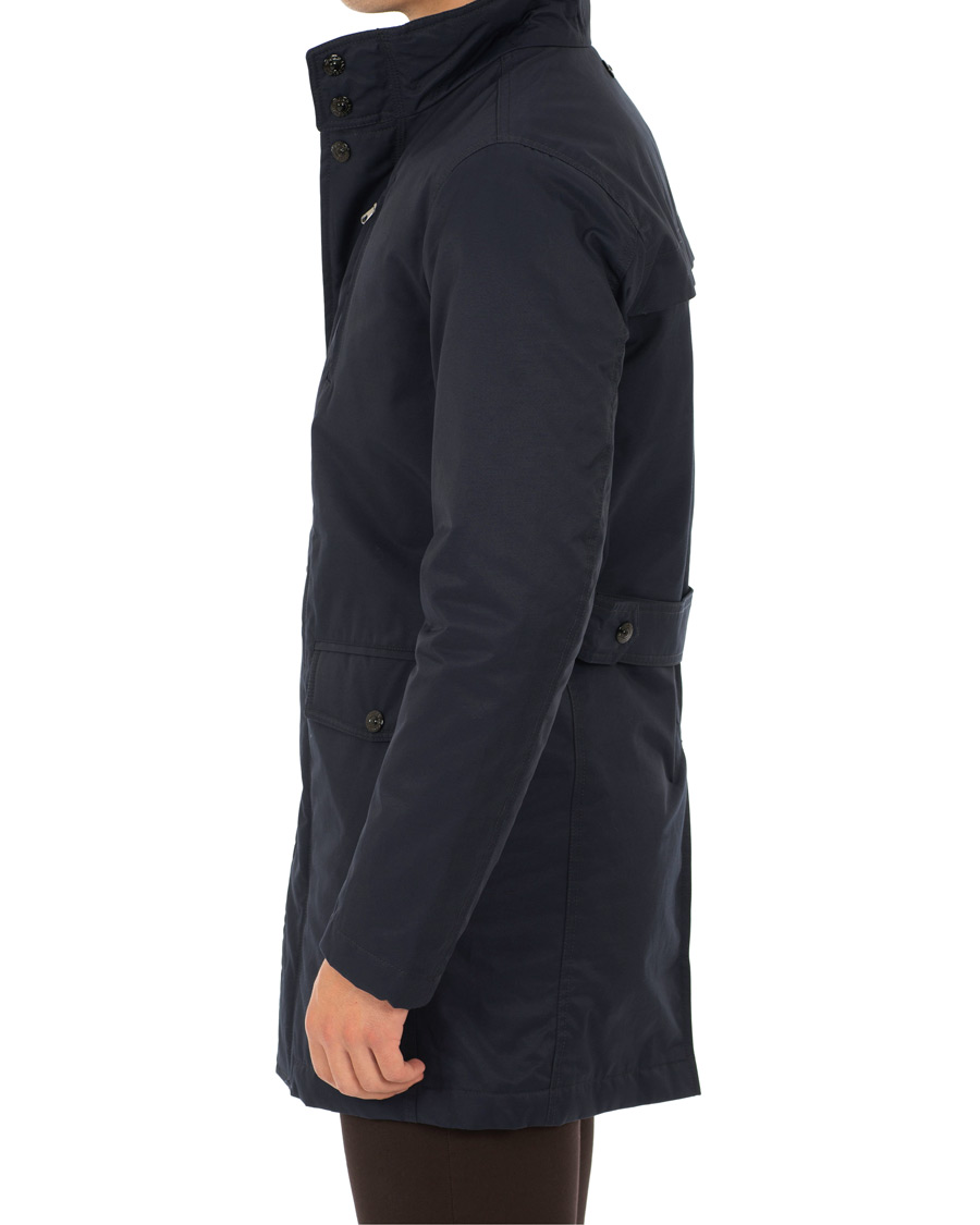 Homme | Manteaux Et Vestes | Oscar Jacobson | Danton Water Repellent Coat Navy