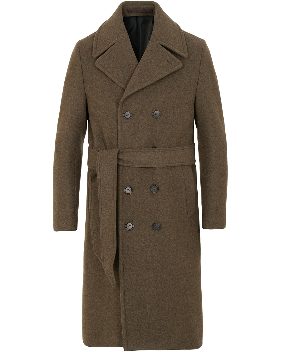 Homme | Manteaux Et Vestes | Oscar Jacobson | Sten Wool Coat Olive