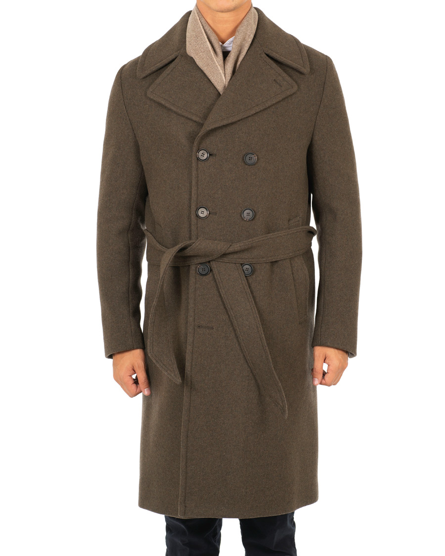 Homme | Manteaux Et Vestes | Oscar Jacobson | Sten Wool Coat Olive