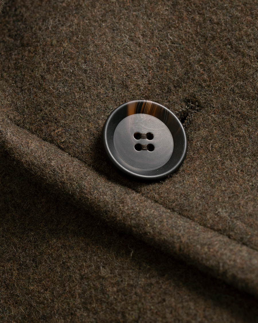 Homme | Manteaux Et Vestes | Oscar Jacobson | Sten Wool Coat Olive
