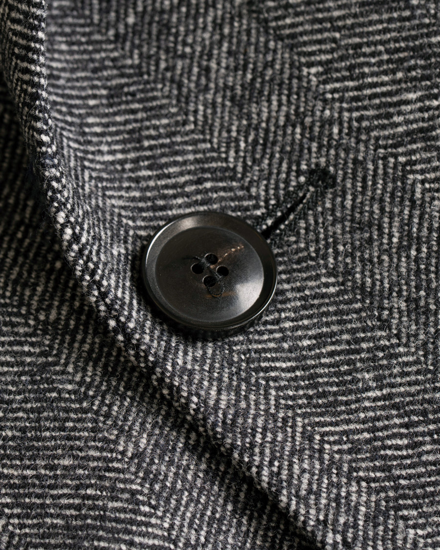 Homme | Manteaux Et Vestes | Oscar Jacobson | Saul Wool/Cashmere Double Breasted Coat Grey