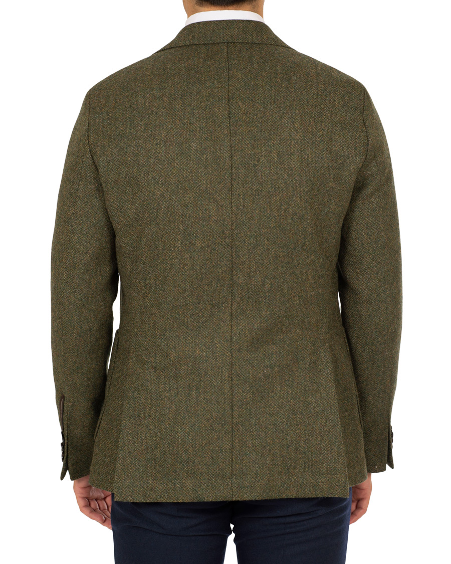 Homme | Blazers | Oscar Jacobson | Edgar Yorkshire Tweed by Moon Blazer Green