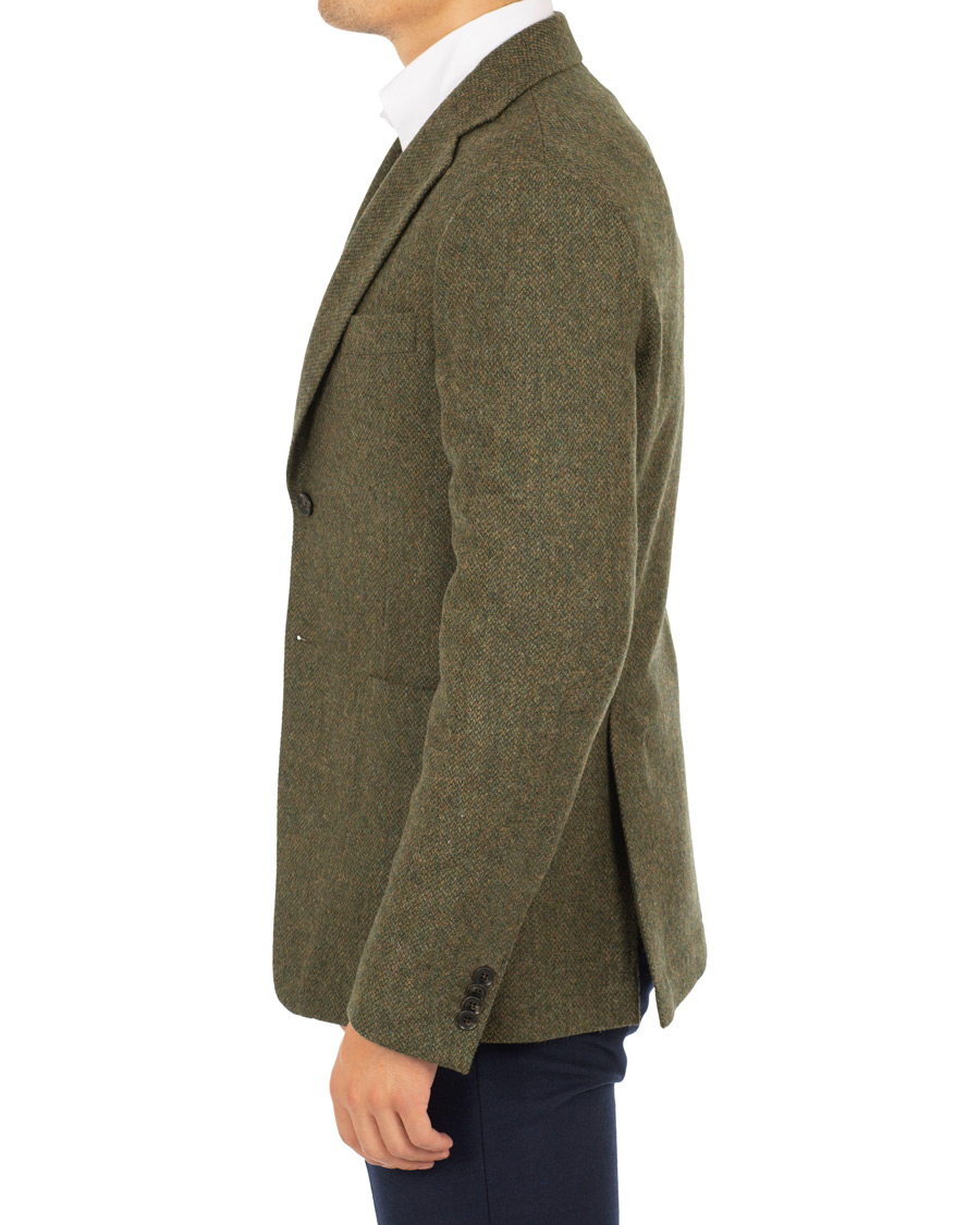 Homme | Blazers | Oscar Jacobson | Edgar Yorkshire Tweed by Moon Blazer Green
