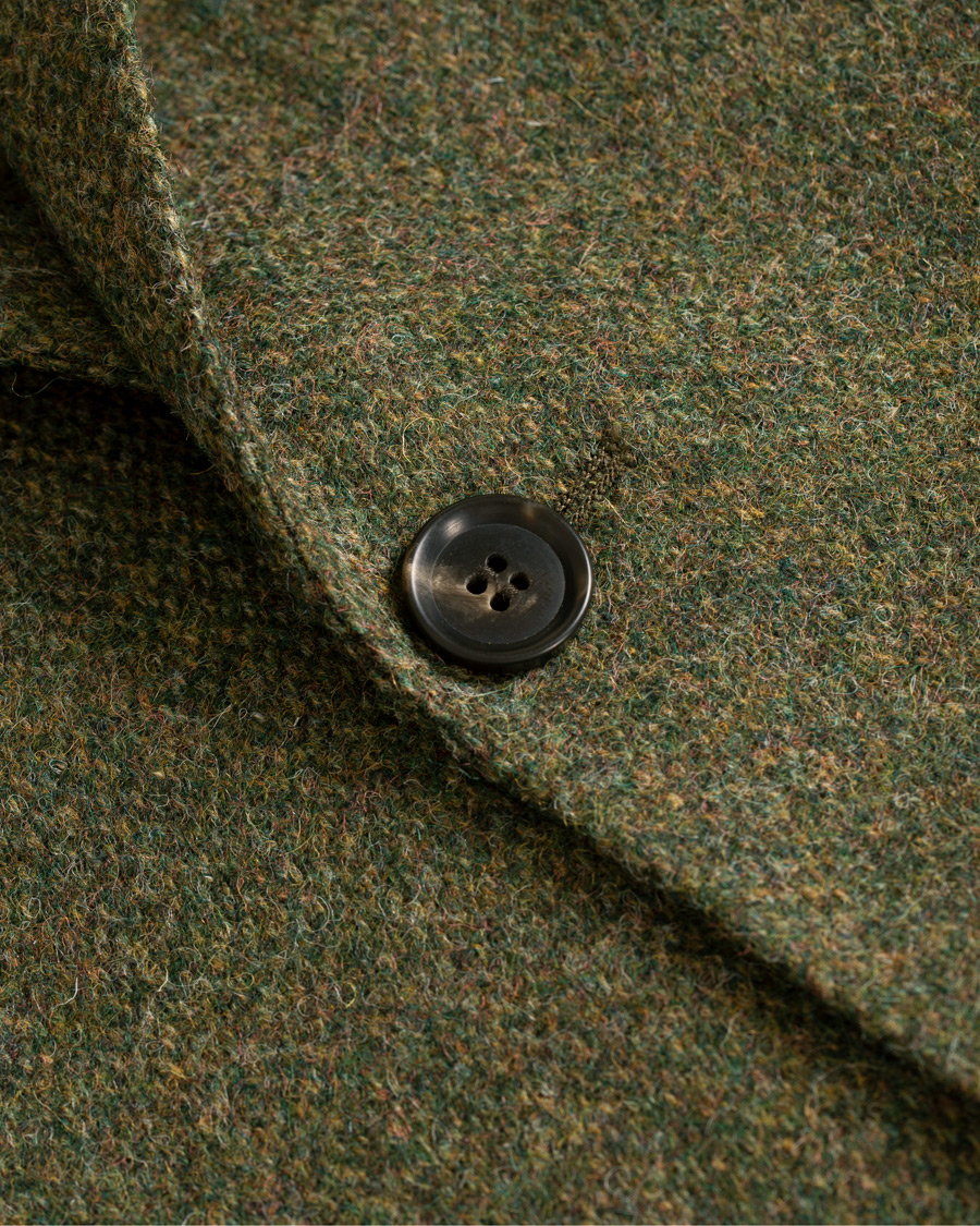 Homme | Blazers | Oscar Jacobson | Edgar Yorkshire Tweed by Moon Blazer Green
