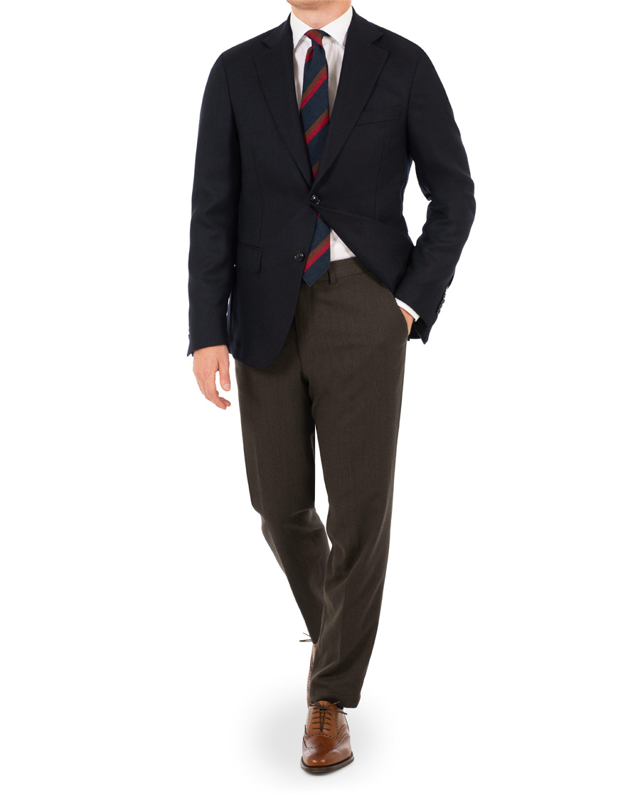 Homme | Pantalons | Oscar Jacobson | Trent Side Adjusters Trousers Brown