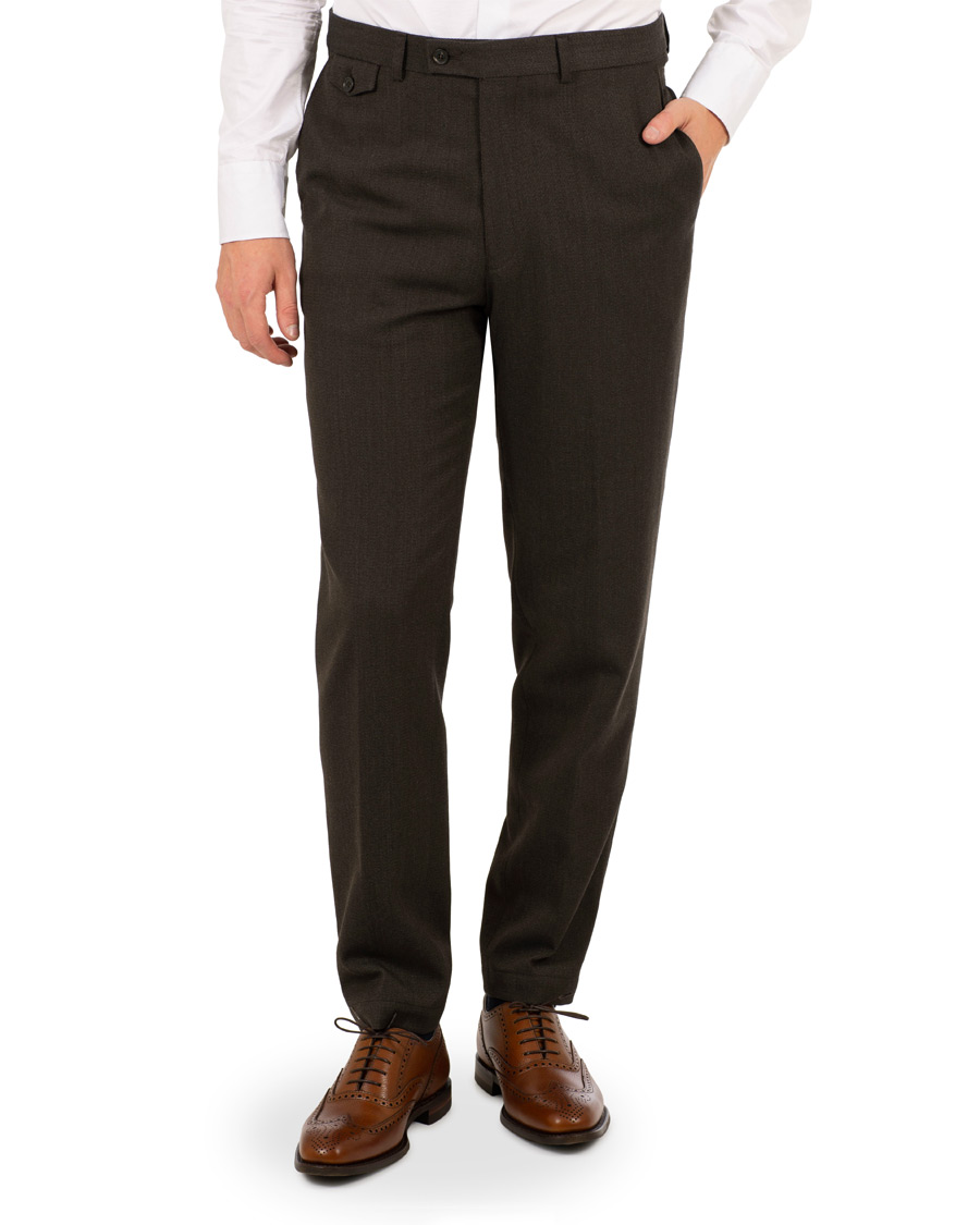 Homme | Pantalons | Oscar Jacobson | Trent Side Adjusters Trousers Brown