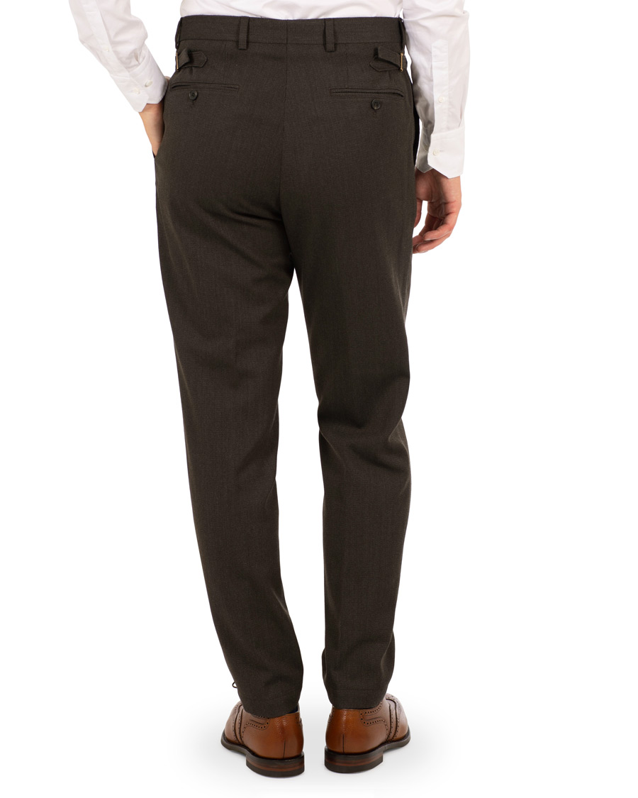 Homme | Pantalons | Oscar Jacobson | Trent Side Adjusters Trousers Brown