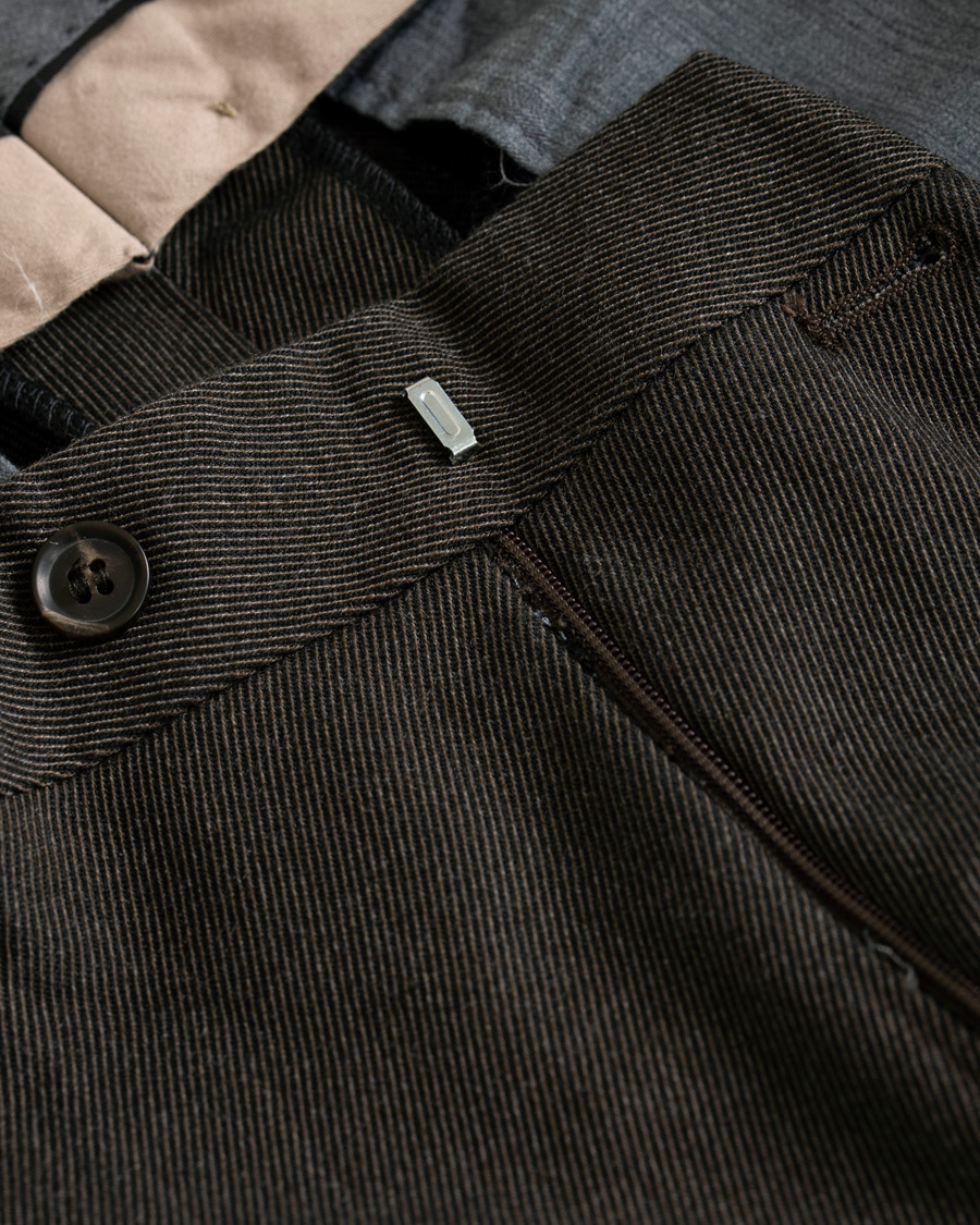 Homme | Pantalons | Oscar Jacobson | Trent Side Adjusters Trousers Brown