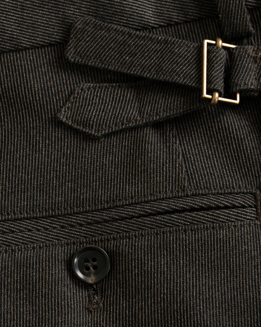Homme | Pantalons | Oscar Jacobson | Trent Side Adjusters Trousers Brown