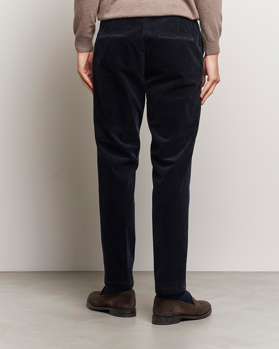 Homme | Pantalons | Oscar Jacobson | Denz Corduroy Trousers Navy