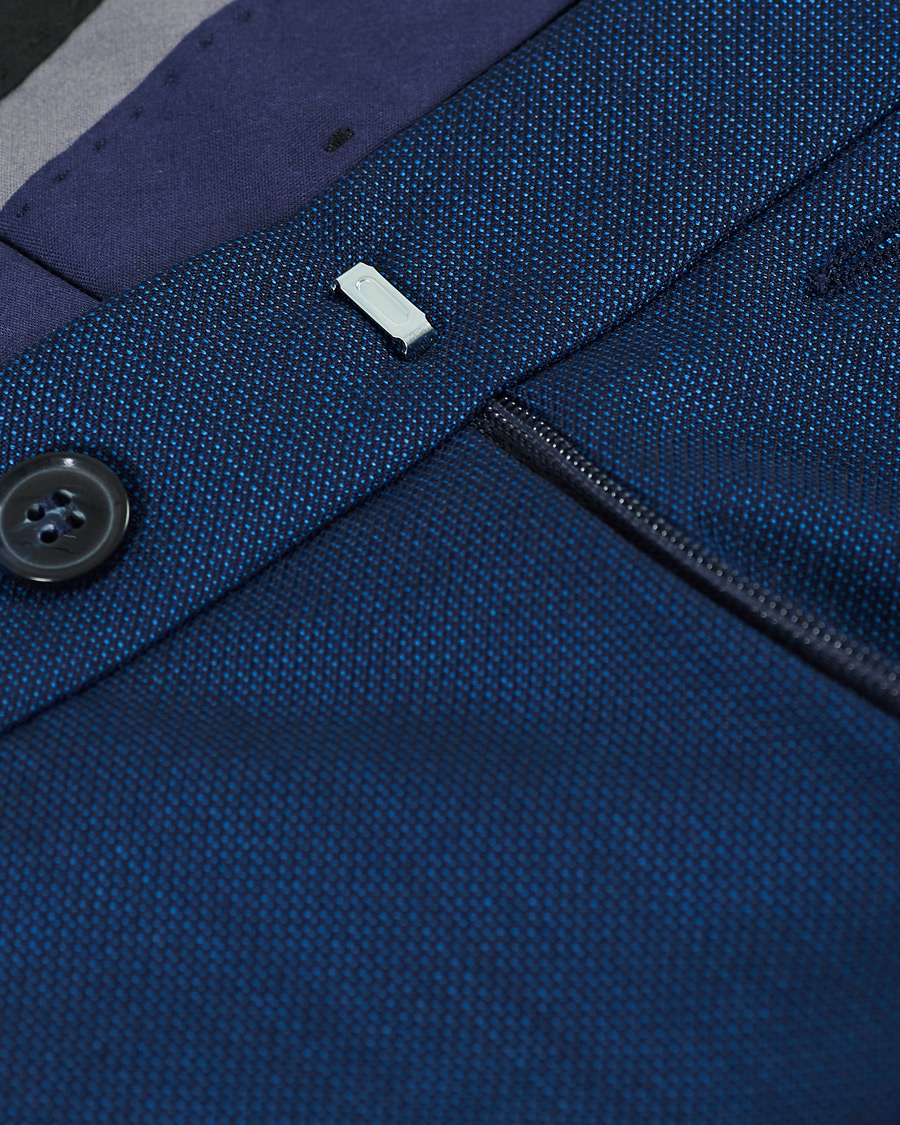 Homme | Pantalons | Oscar Jacobson | Denz Wool Trousers Blue