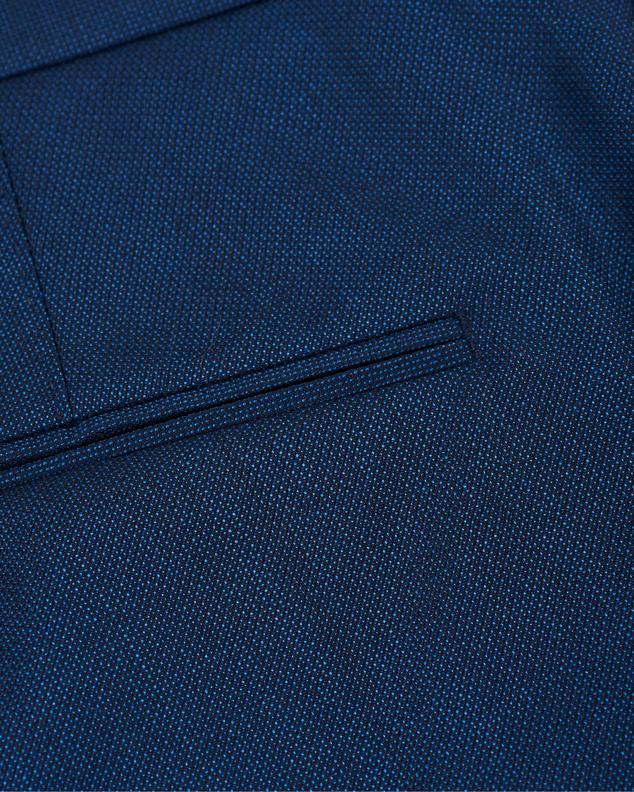 Homme | Pantalons | Oscar Jacobson | Denz Wool Trousers Blue