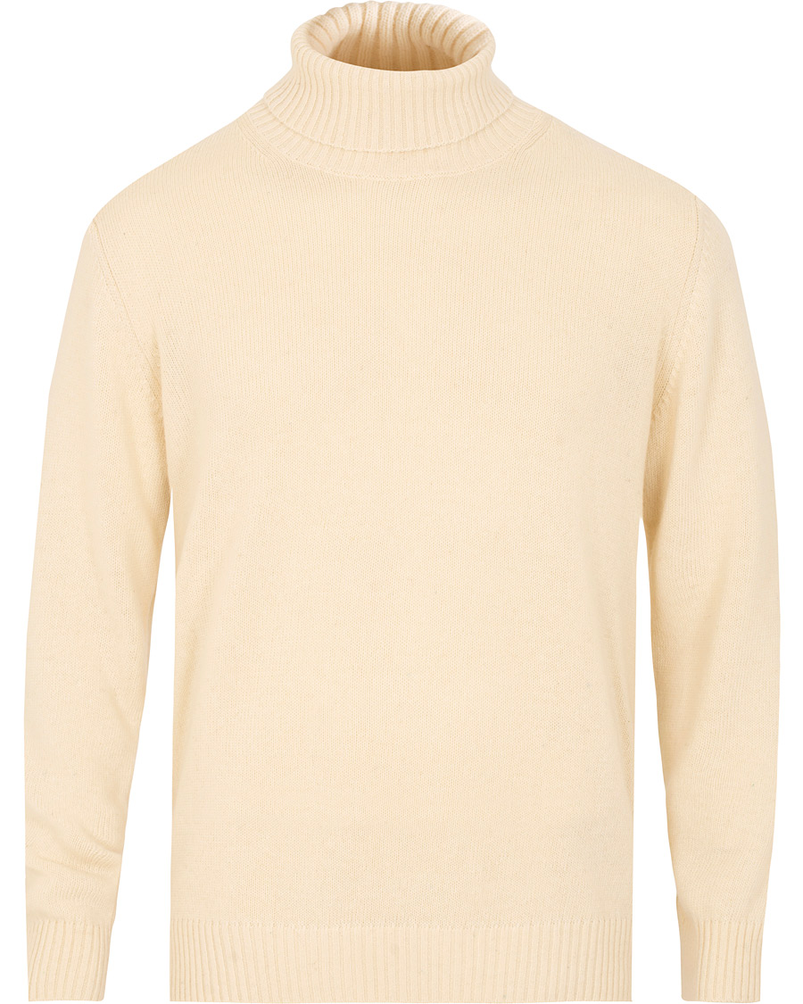 Homme | Pulls Et Tricots | Oscar Jacobson | Kristopher Alpaca Wool Rollneck White