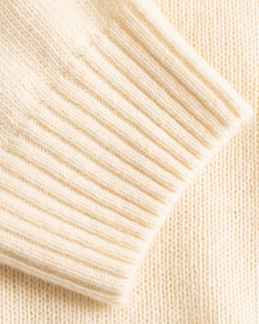 Homme | Pulls Et Tricots | Oscar Jacobson | Kristopher Alpaca Wool Rollneck White