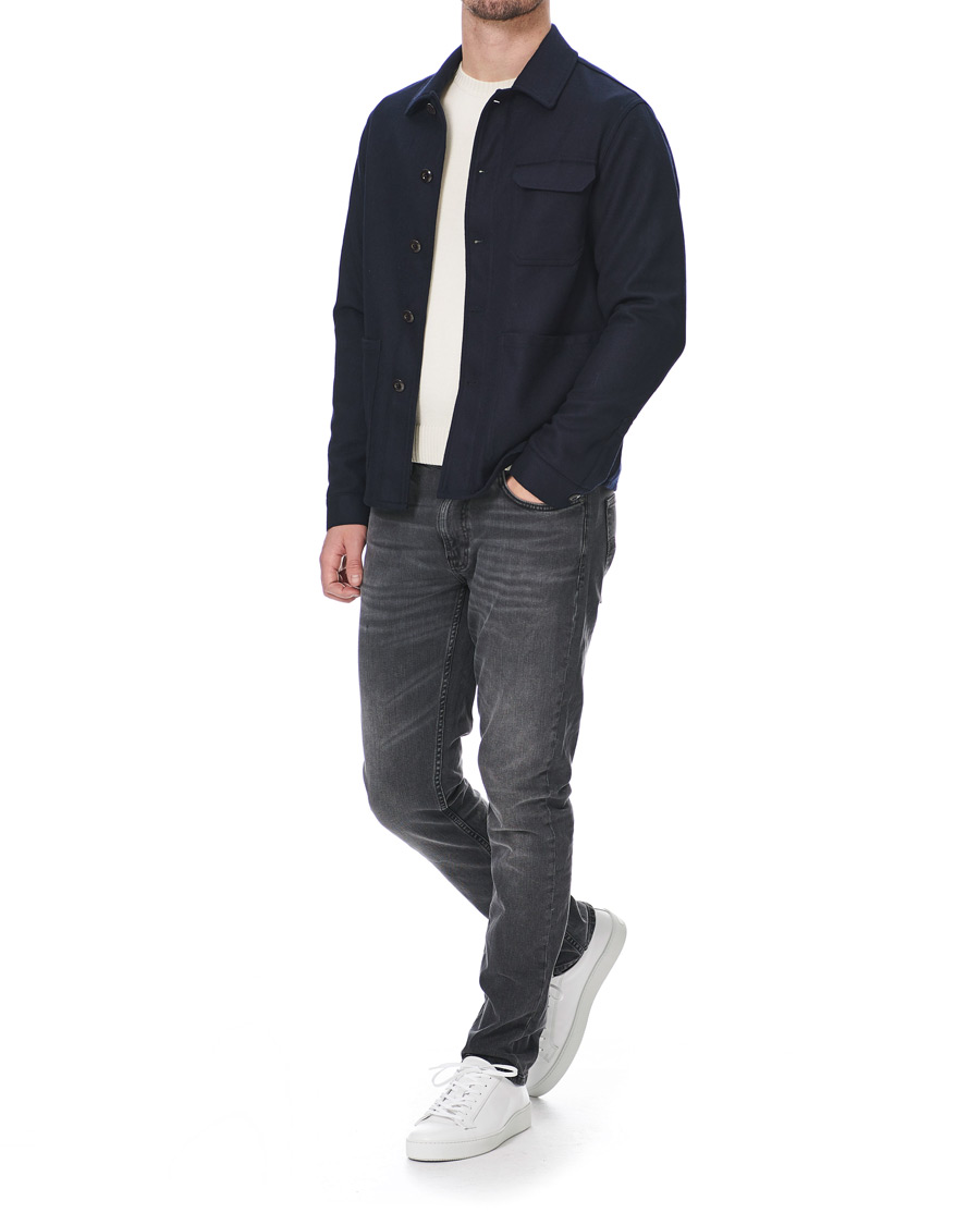 Homme | Jeans | Nudie Jeans | Lean Dean Organic Jeans Mono Grey