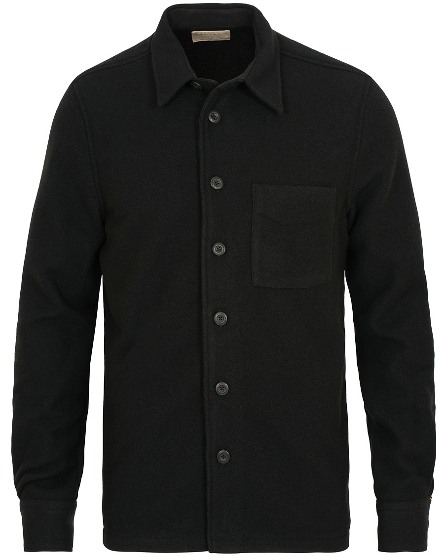 Homme | Manteaux Et Vestes | Nudie Jeans | Sten Wool Overshirt Black
