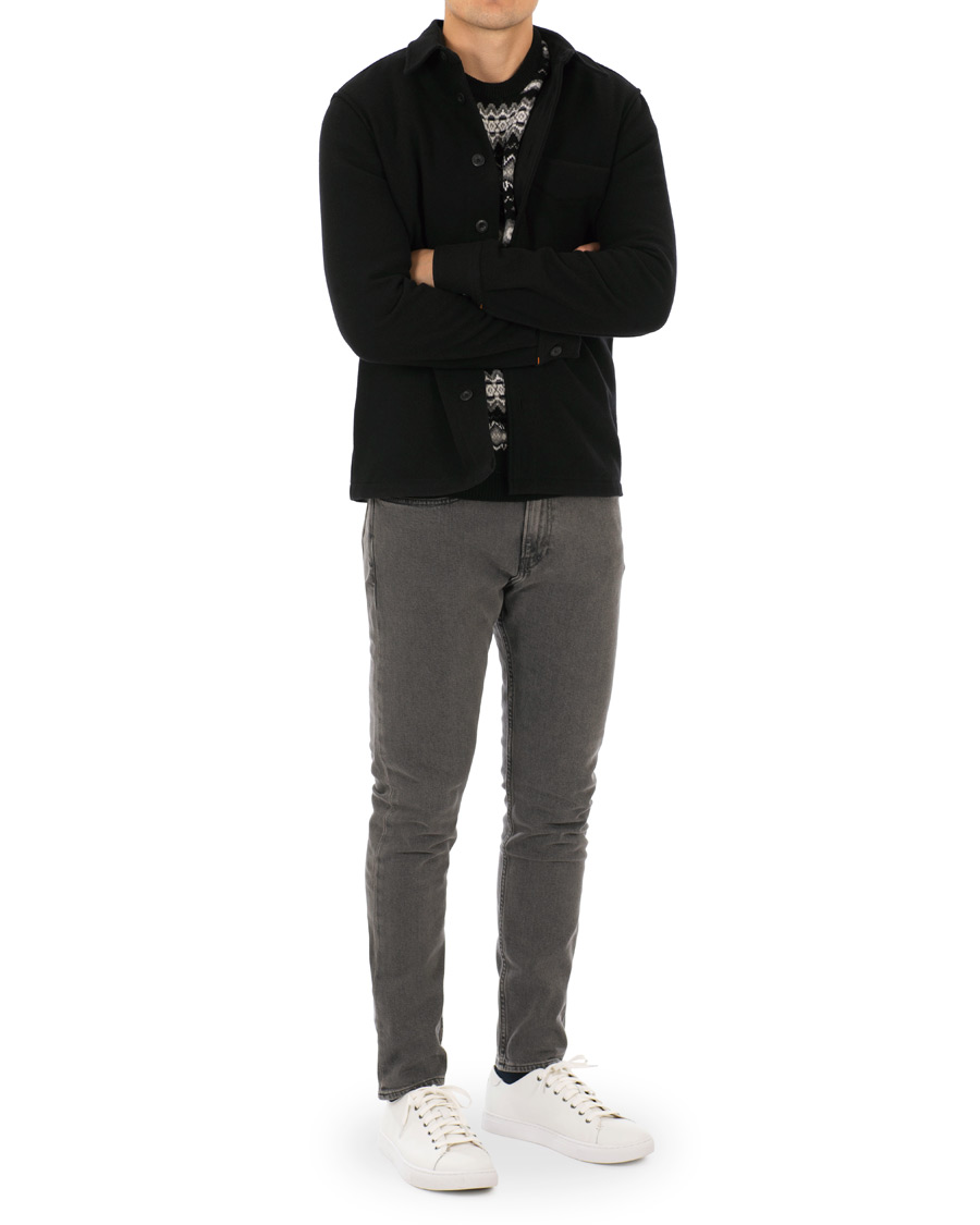 Homme | Manteaux Et Vestes | Nudie Jeans | Sten Wool Overshirt Black