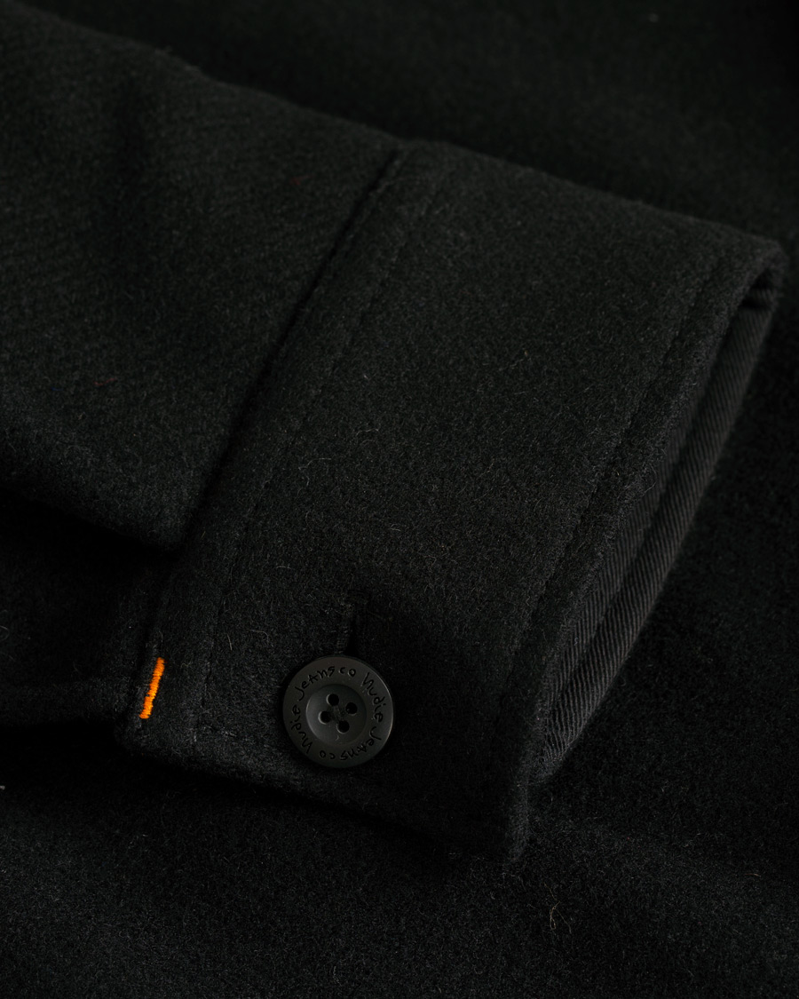 Homme | Manteaux Et Vestes | Nudie Jeans | Sten Wool Overshirt Black