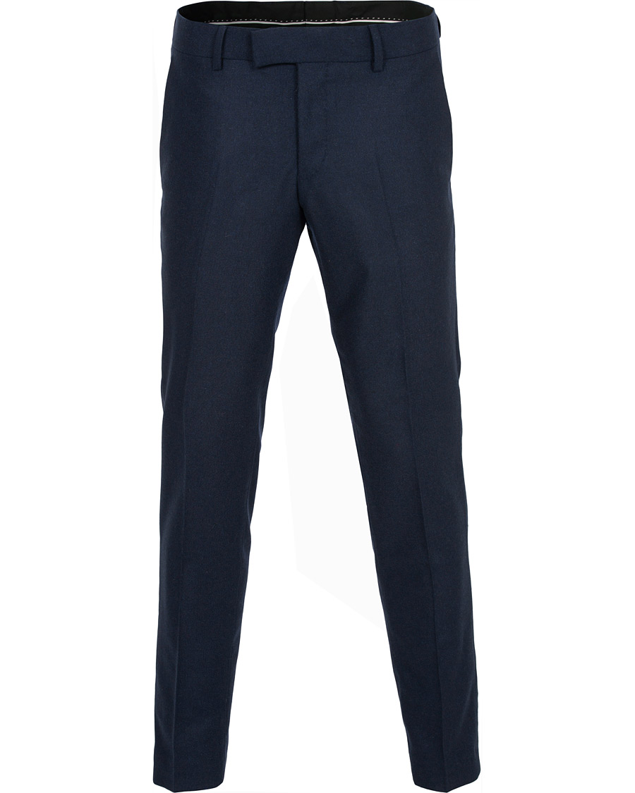 Homme | Pantalons | Tiger of Sweden | Tordon Flannel Trousers Navy