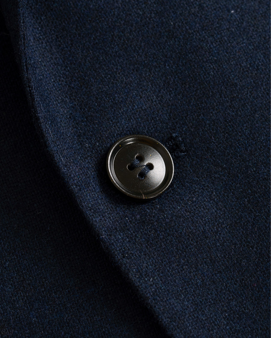 Heren | Blazers | Tiger of Sweden | Jamot Flannel Patch Pocket Blazer Navy