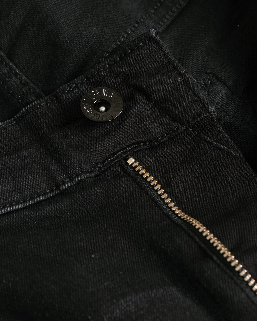 Heren | Jeans | Tiger of Sweden Jeans | Slim Gray Stretch Jeans Washed Black