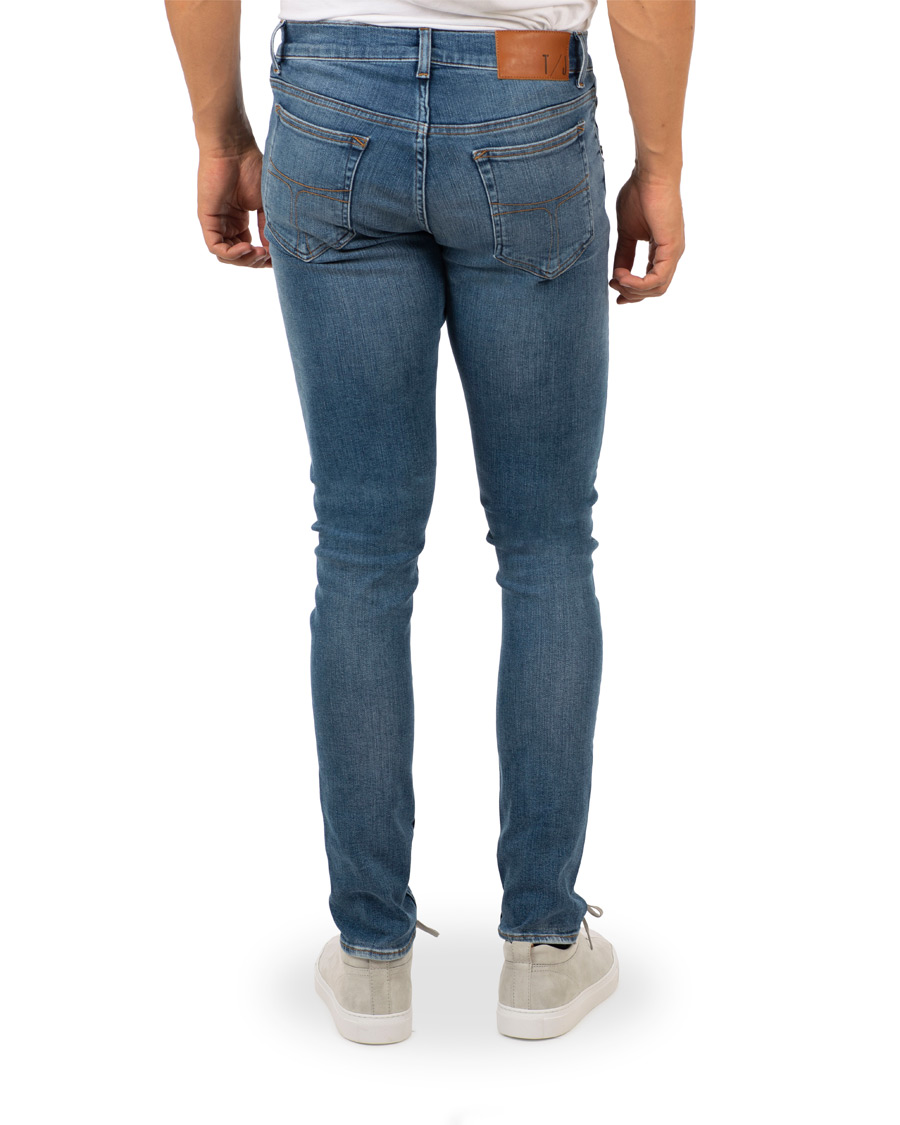 Heren | Jeans | Tiger of Sweden Jeans | Slim Finer Stretch Jeans Light Blue