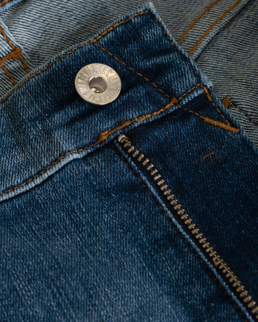 Heren | Jeans | Tiger of Sweden Jeans | Slim Finer Stretch Jeans Light Blue