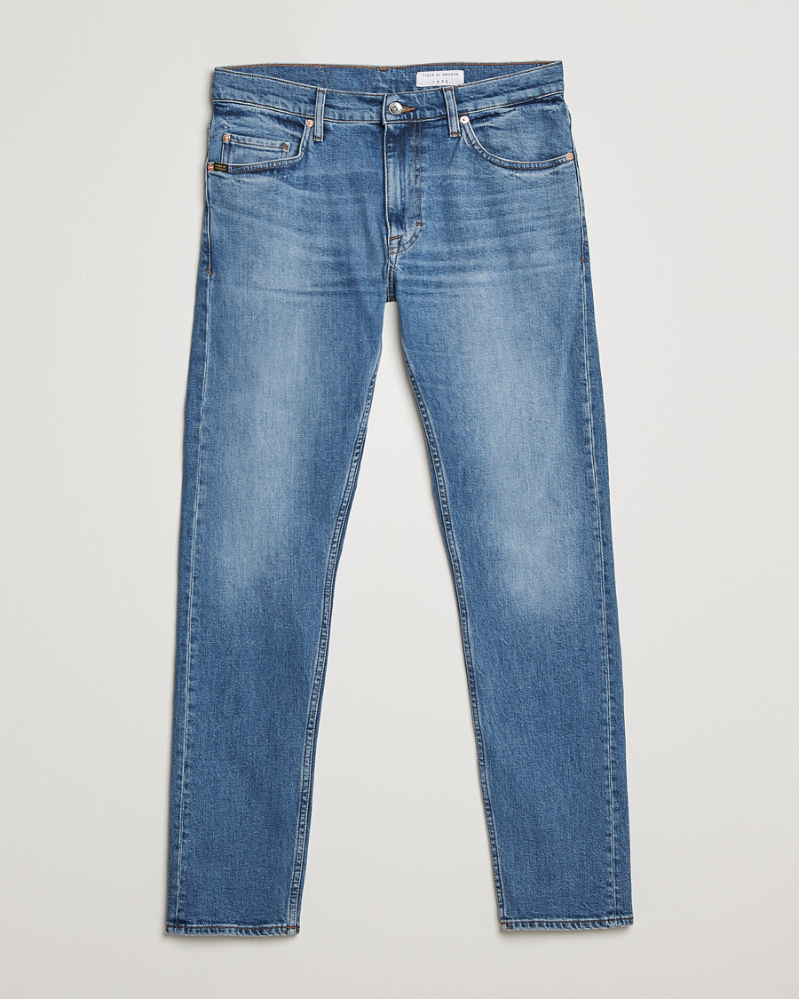 Homme | Jeans | Tiger of Sweden | Pistolero Guru Stretch Jeans Light Blue