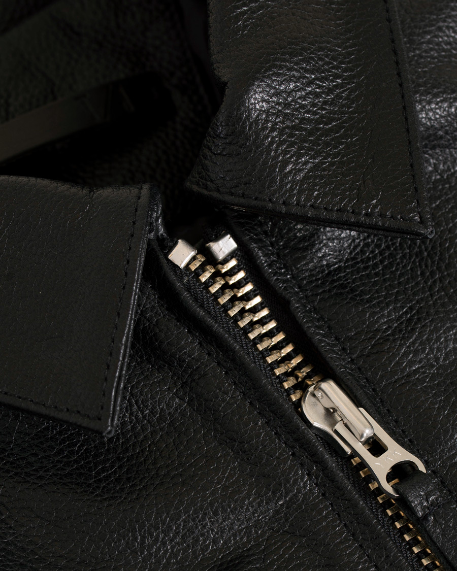 Homme | Manteaux Et Vestes | Tiger of Sweden Jeans | Tracker Leather Jacket Black