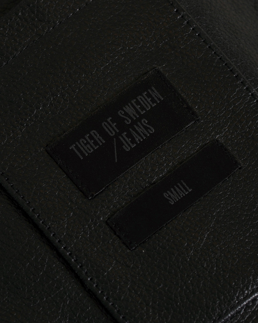 Homme | Manteaux Et Vestes | Tiger of Sweden Jeans | Tracker Leather Jacket Black