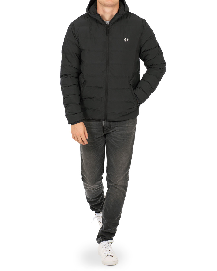 Heren | Jassen | Fred Perry | Insulated Hooded Jacket Black