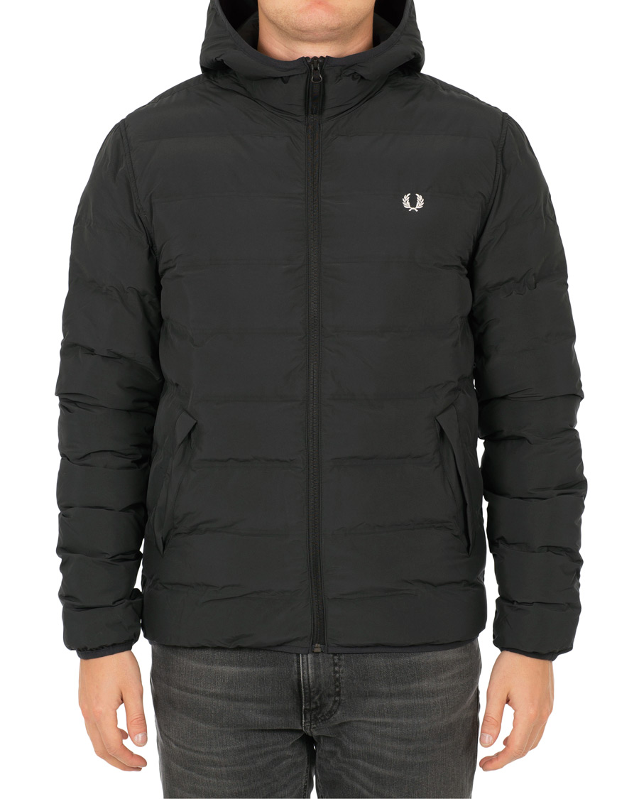Heren | Jassen | Fred Perry | Insulated Hooded Jacket Black
