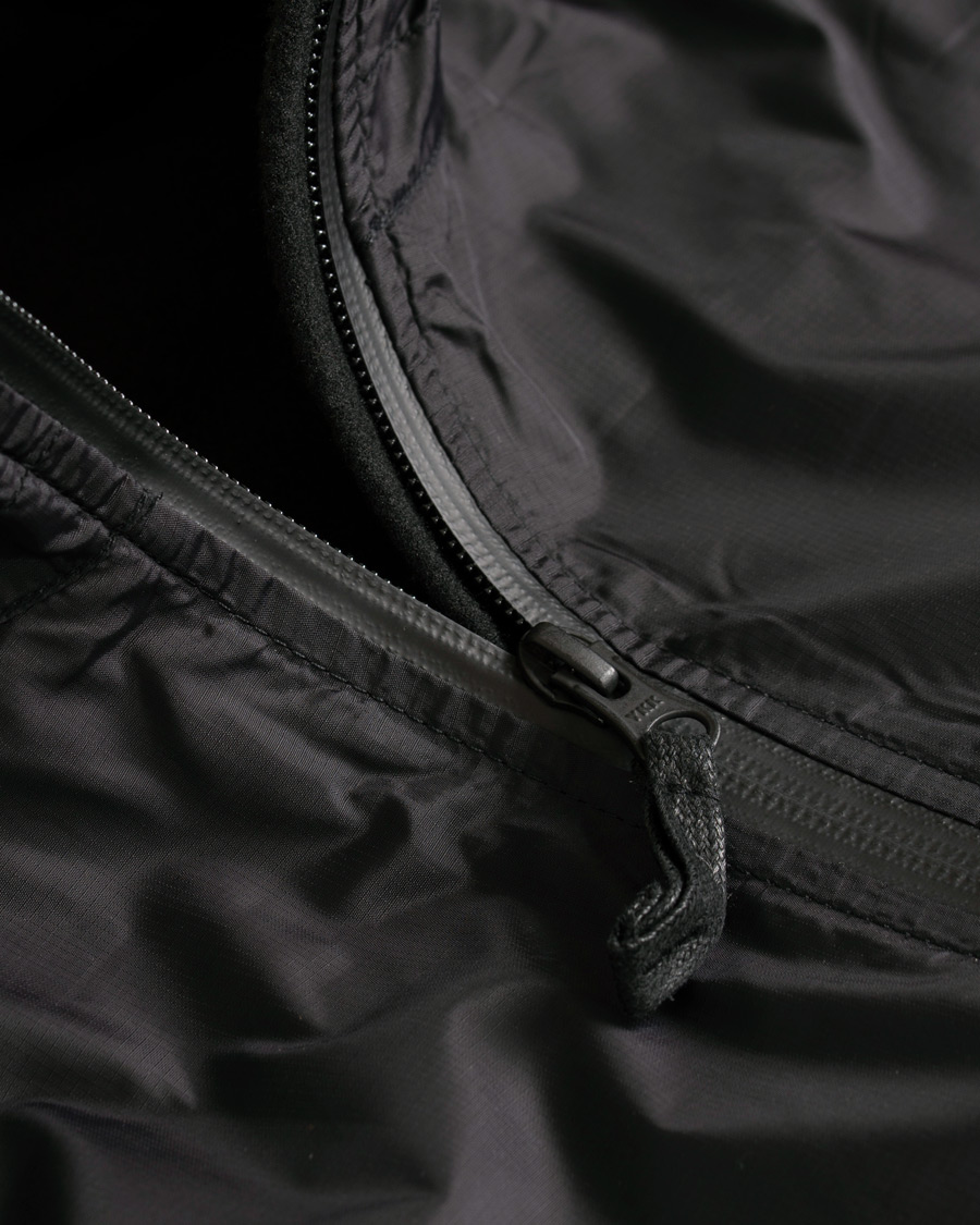 Heren | Jassen | Fred Perry | Half Zip Hooded Jacket Black