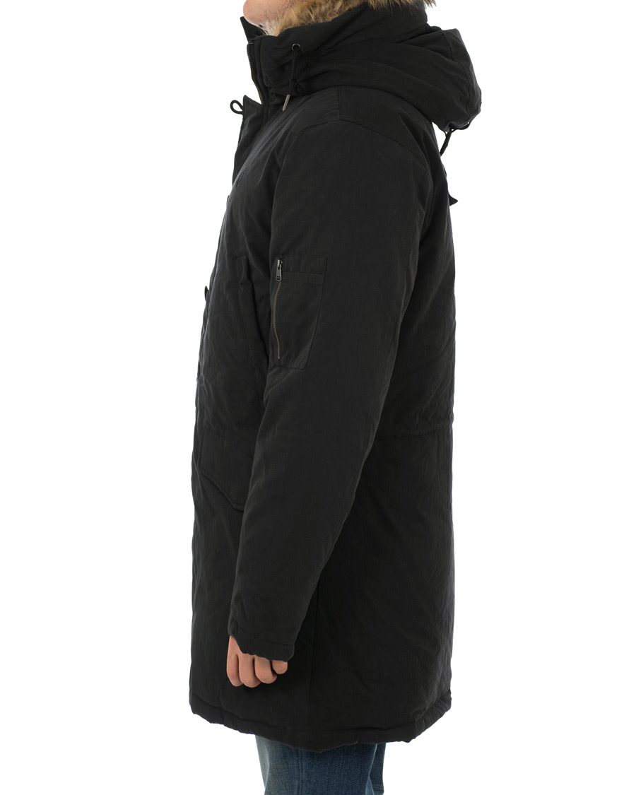 Homme | Manteaux Et Vestes | Fred Perry | Down Snorkel Parka Black