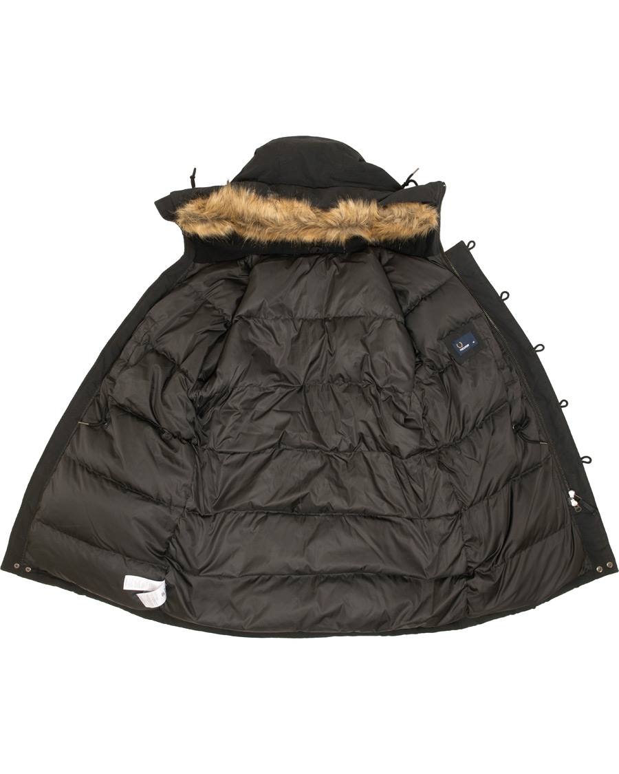 Homme | Manteaux Et Vestes | Fred Perry | Down Snorkel Parka Black