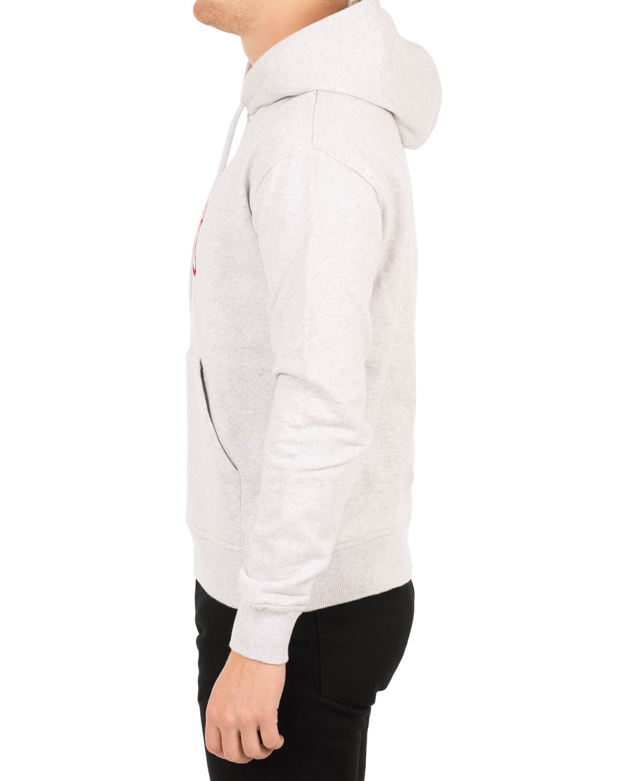 Homme | Pulls Et Tricots | AMI | Family Flocked Print Hoodie Heather Grey