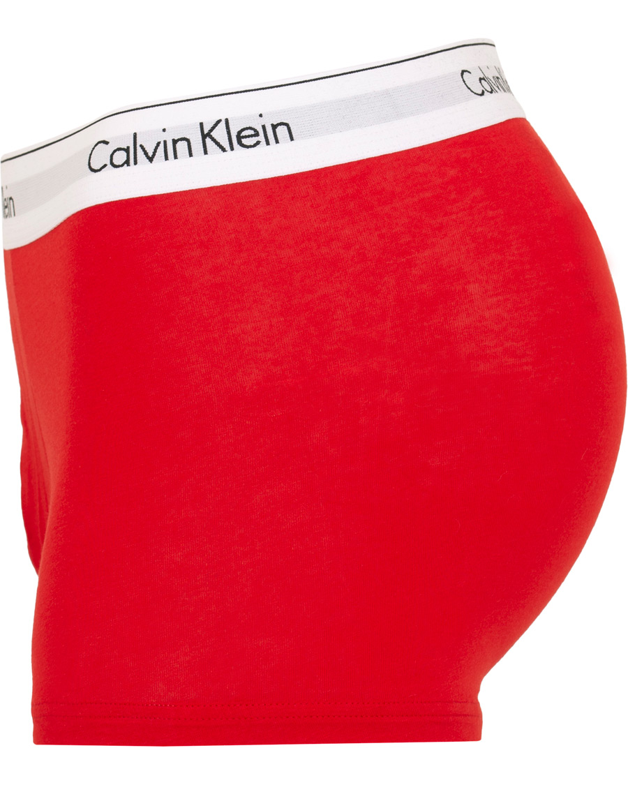 Homme | Sous-Vêtements Et Chaussettes | Calvin Klein | Modern Cotton Stretch 2-Pack Trunk Red/Black