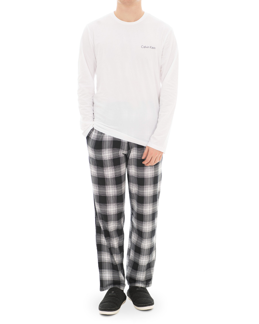 Heren | Ondergoed | Calvin Klein | Pyjama Set White/Check