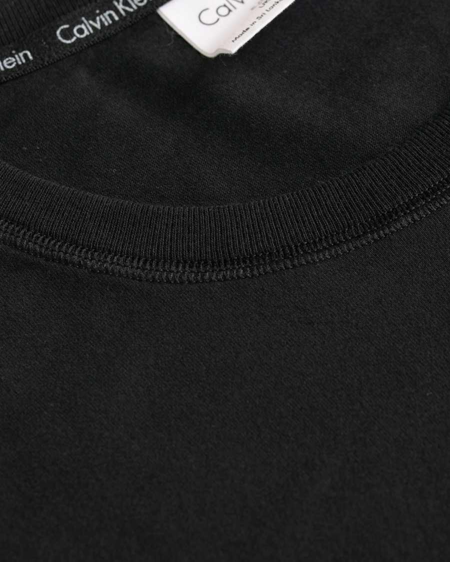 Homme | T-shirts | Calvin Klein | Logo Long Sleeve Tee Black