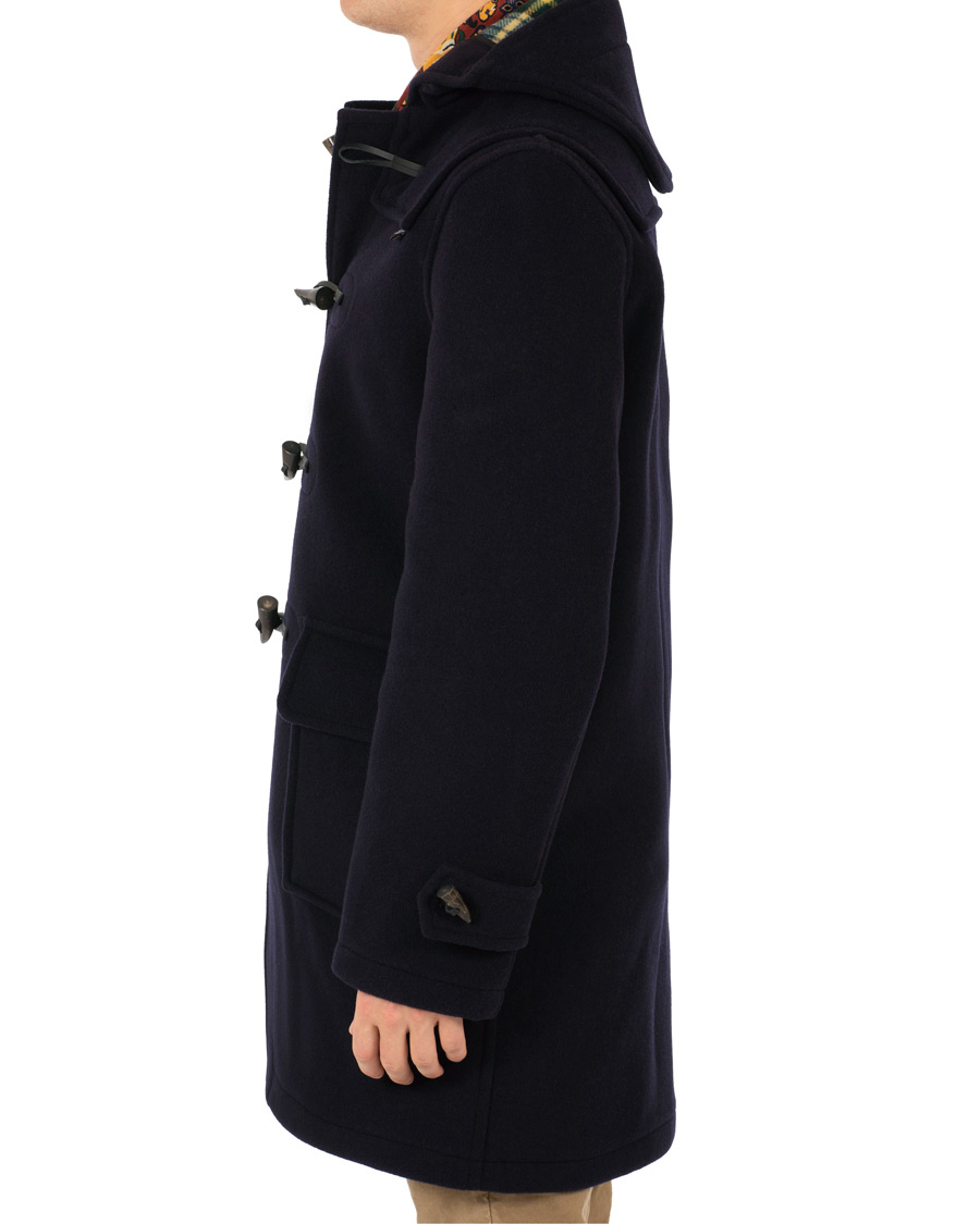 Homme | Manteaux Et Vestes | Gloverall | Morris Duffle Coat Navy/Dress Gordon