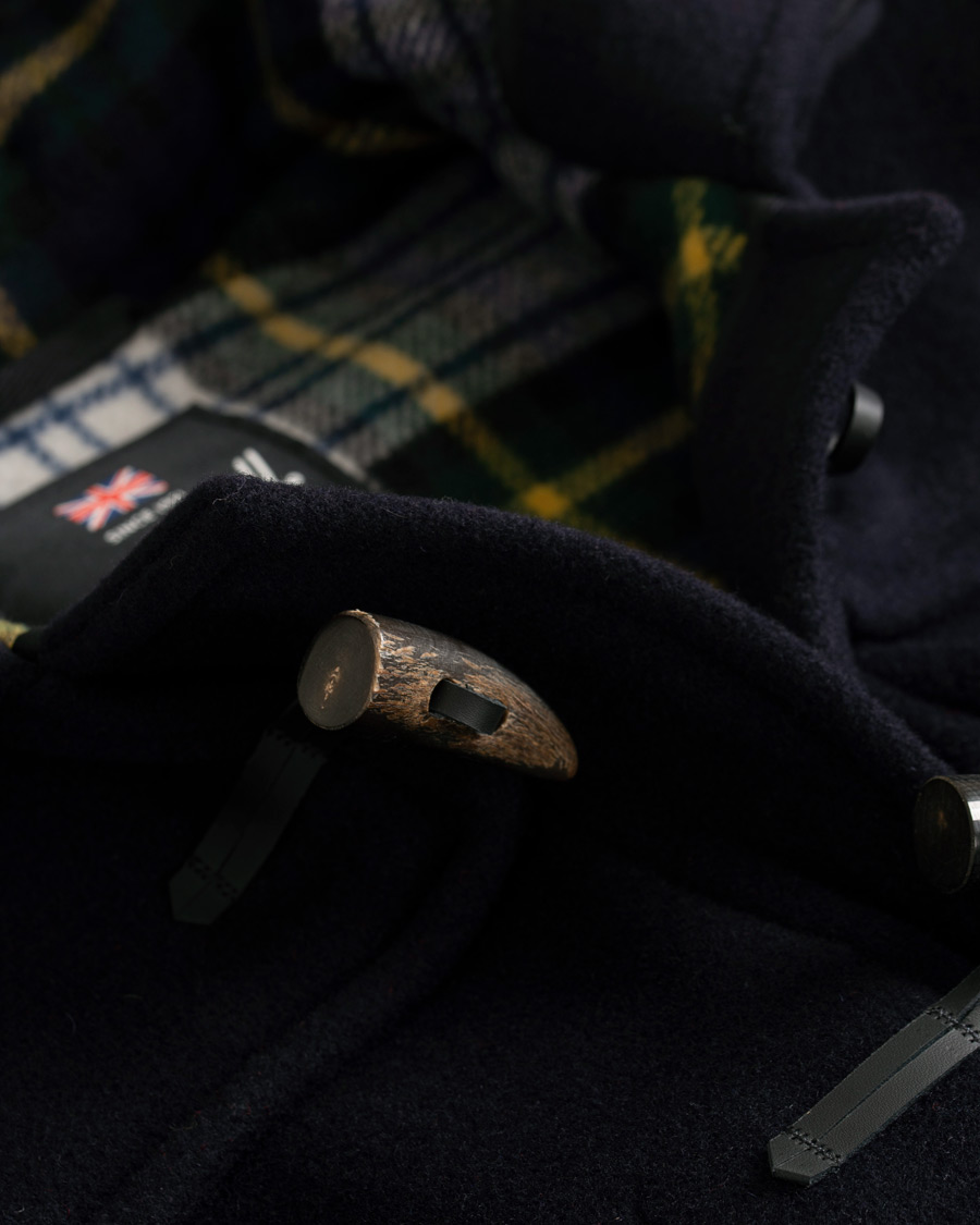 Homme | Manteaux Et Vestes | Gloverall | Morris Duffle Coat Navy/Dress Gordon
