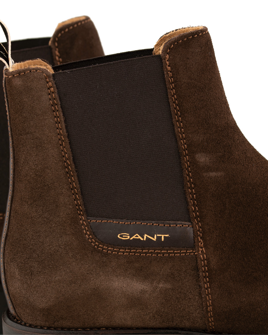 Homme | GANT James Chelsea Boot Dark Brown Suede | GANT | James Chelsea Boot Dark Brown Suede