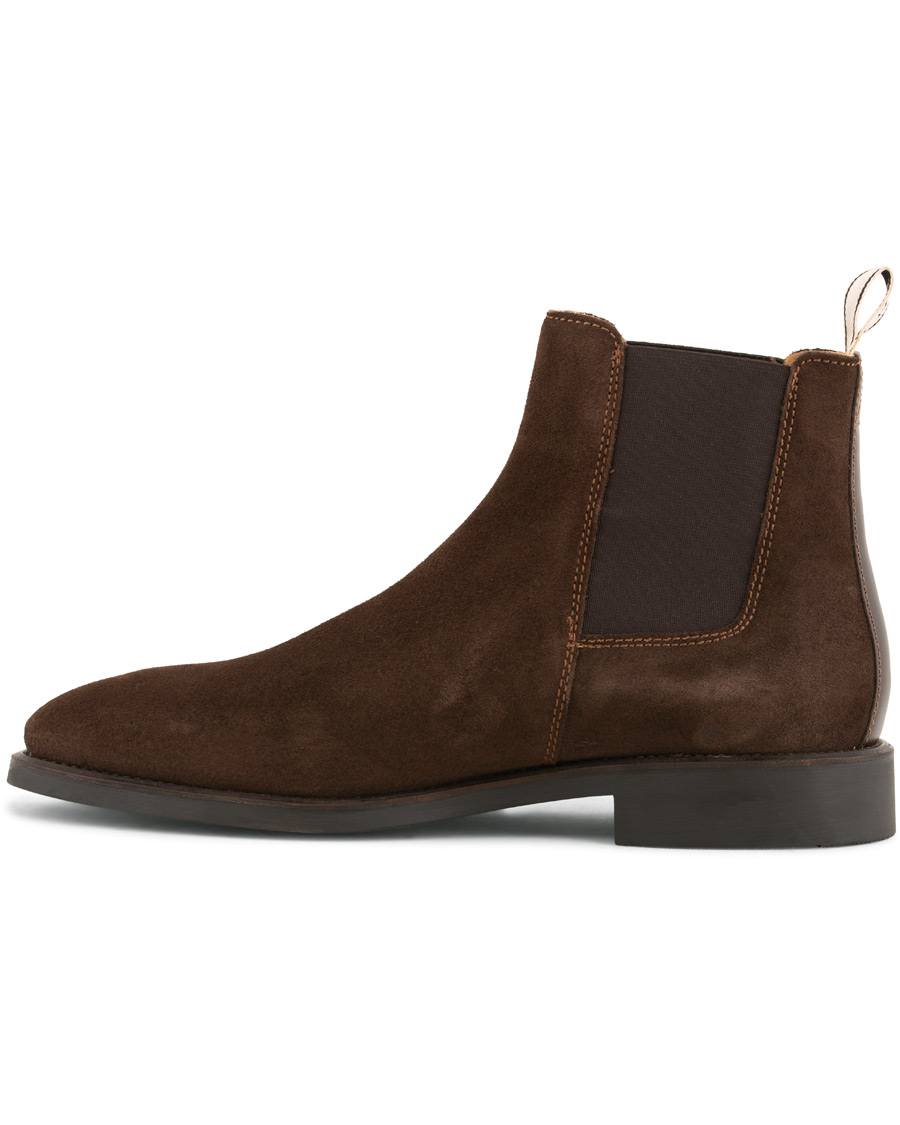 Homme | GANT James Chelsea Boot Dark Brown Suede | GANT | James Chelsea Boot Dark Brown Suede