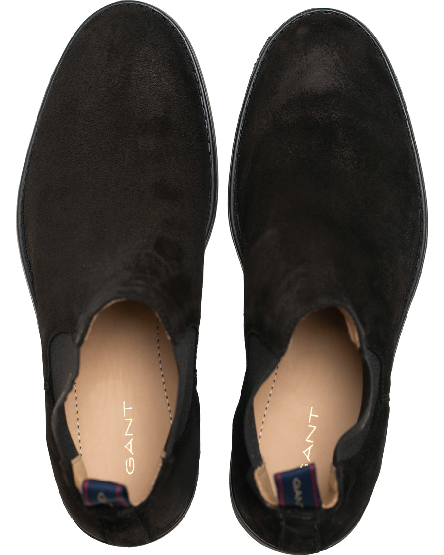 Homme | GANT Oscar Chelsea Boot Black Suede | GANT | Oscar Chelsea Boot Black Suede