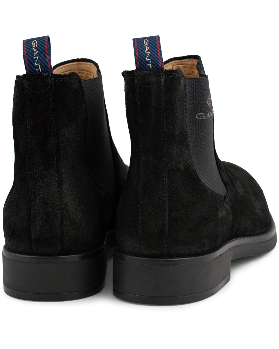 Homme | GANT Oscar Chelsea Boot Black Suede | GANT | Oscar Chelsea Boot Black Suede
