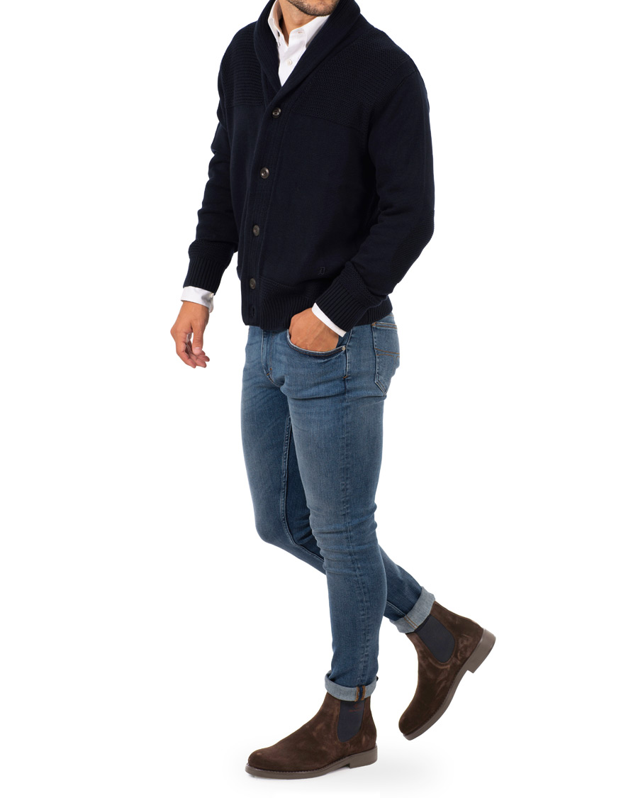 Homme | GANT Oscar Chelsea Boot Dark Brown Suede | GANT | Oscar Chelsea Boot Dark Brown Suede