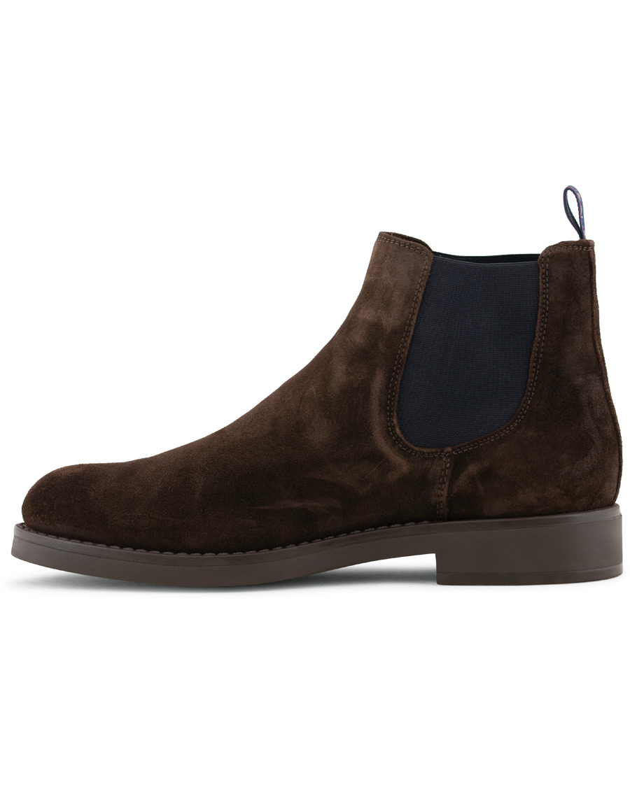 Homme | GANT Oscar Chelsea Boot Dark Brown Suede | GANT | Oscar Chelsea Boot Dark Brown Suede