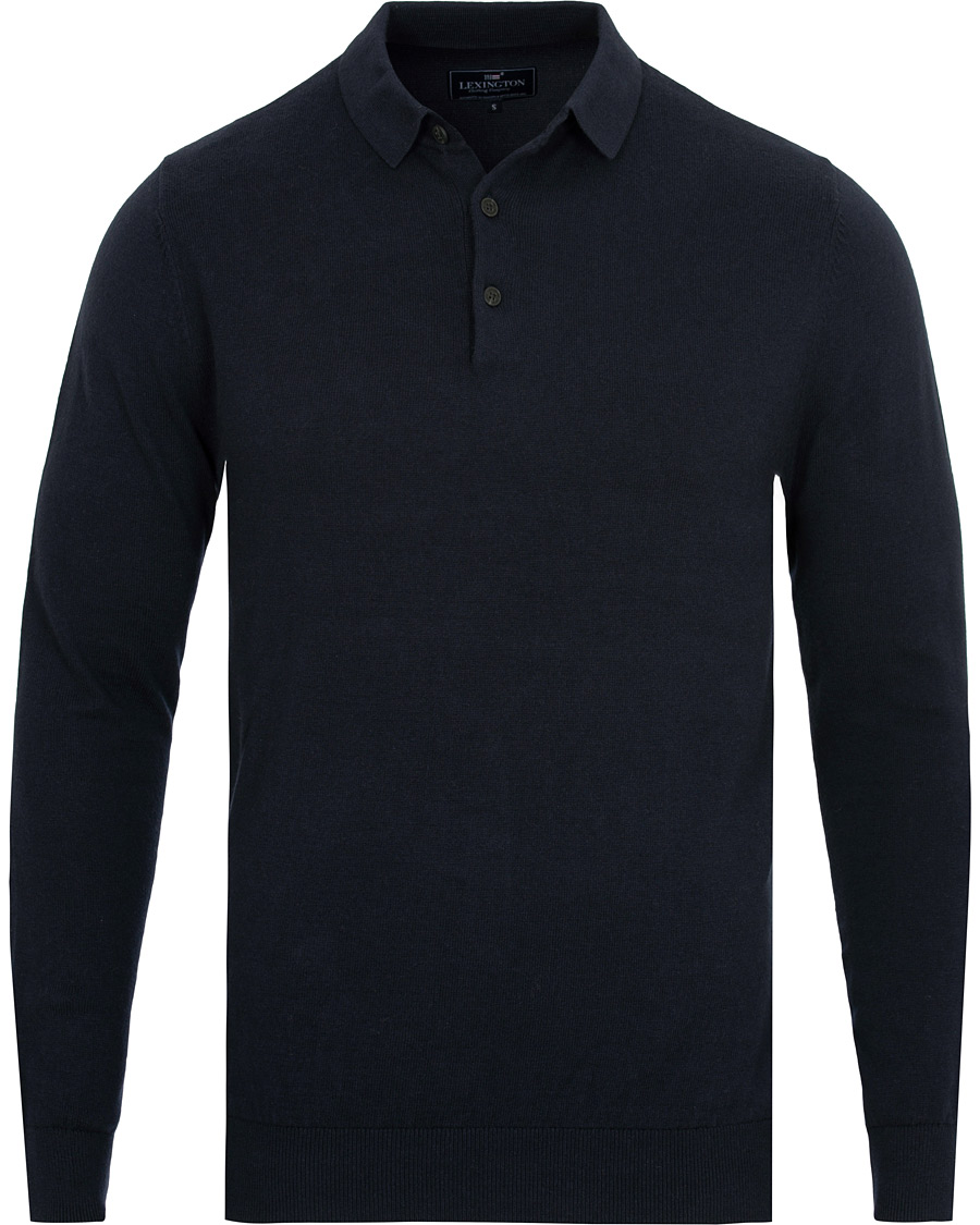 Homme | Pulls Et Tricots | Lexington | Riley Knitted Rugger Deep Marine Blue