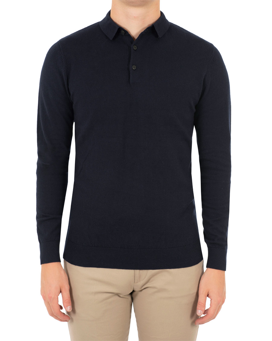 Homme | Pulls Et Tricots | Lexington | Riley Knitted Rugger Deep Marine Blue