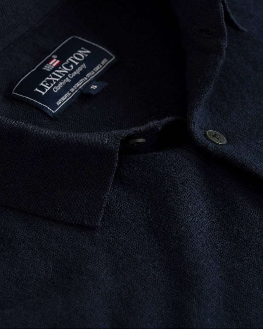 Homme | Pulls Et Tricots | Lexington | Riley Knitted Rugger Deep Marine Blue